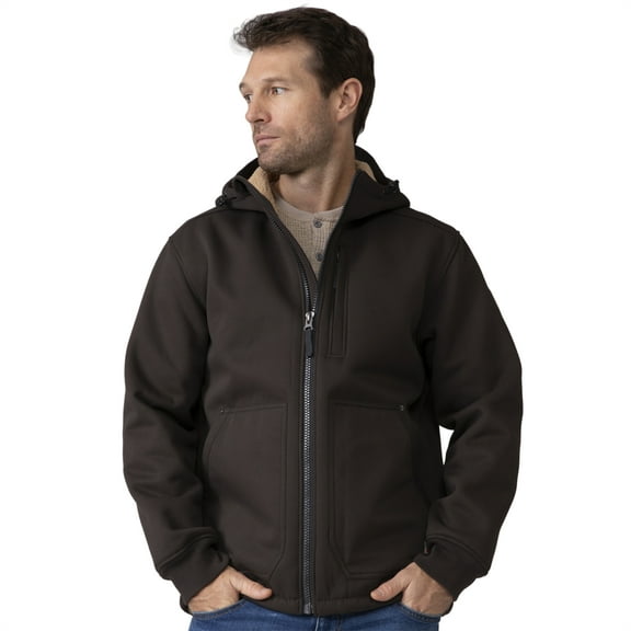 Free Country Men's Wind River Burly Canvas Softshell Jacket Fudge XXL