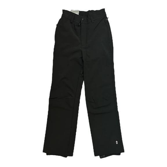 Free Country Men's Wind & Water Resistant Flex Softshell Ski Pant (Jet Black, XL)