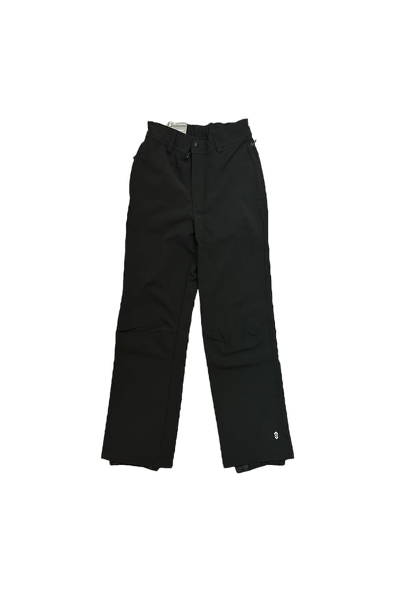 Men's Wind & Water Resistant Flex Softshell Ski Pant (Jet Black, XXL)