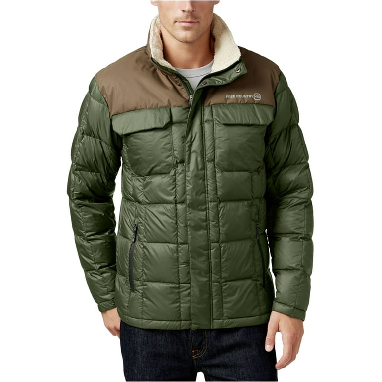 Free country top green jacket