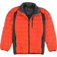 thumbnail image 1 of Free Country Mens Tech-Panel Down Puffer Jacket, Orange, XX-Large, 1 of 2