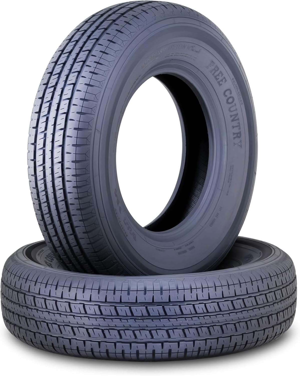 Free Country New Premium Radial ST 225/75R15 10 Ply Load Range E Trailer Tires, Set of 2
