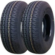 Free Country New Premium Trailer Tires ST175 80R13 Radial, Set 2