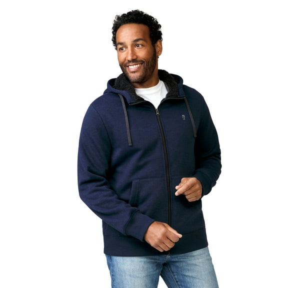 Free Country The Everybody Sherpa Bonded Hoodie Navy Heather L
