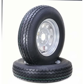 Free Country Trailer Tire Wheel Assembly ST205/75D15 6-Ply C 101L 5 Lug on 4.5" PCD Galvanized Mod Rim ,SET 2