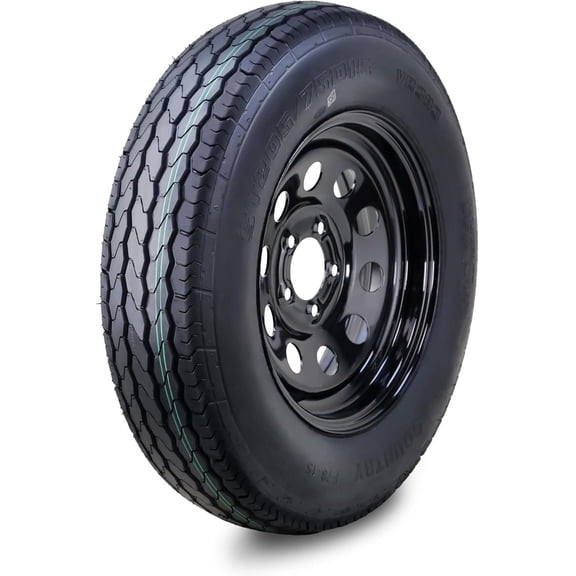 Free Country Wheel Assembly ST205/75D15 6-Ply C 101L 5 Lug on 4.5" PCD Mod Rim Trailer Tire