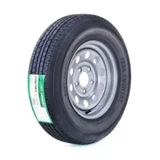 Free Country Wheel Assembly ST205/75R15 8-Ply D 107M 5 Lug on 4.5" PCD Silver Mod Rim Trailer Tire