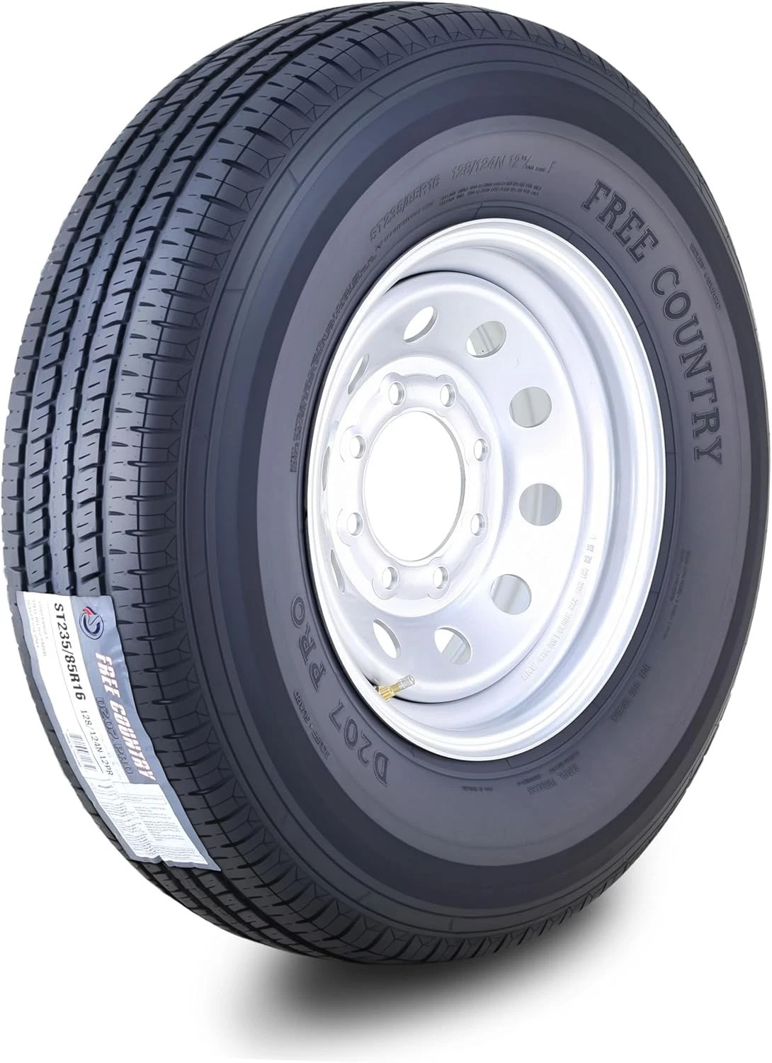 Free Country Trailer Tire Wheel Assembly ST235/85R16 12-Ply F 128N 8 ...