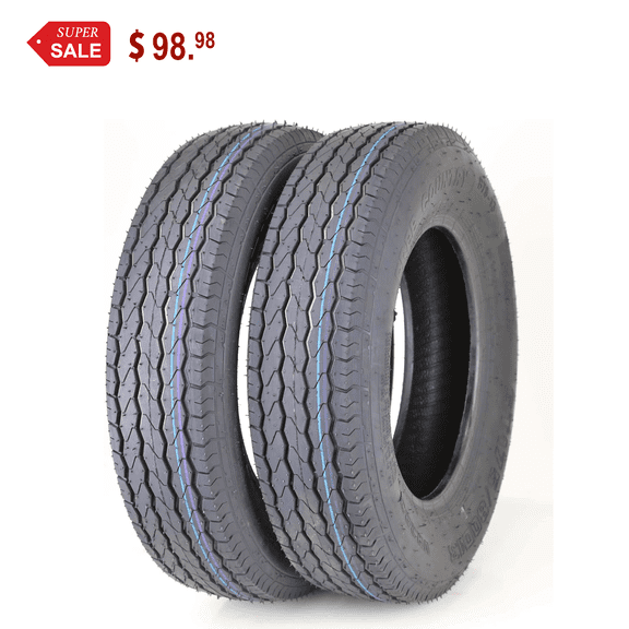 Free Country Trailer Tires ST 175/80D13 6PR - 11019, Set 2