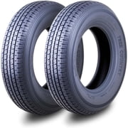 Free Country ST 205/75R15 8 Ply /Load Range D w/Scuff Guard Trailer Tires, Set of 2