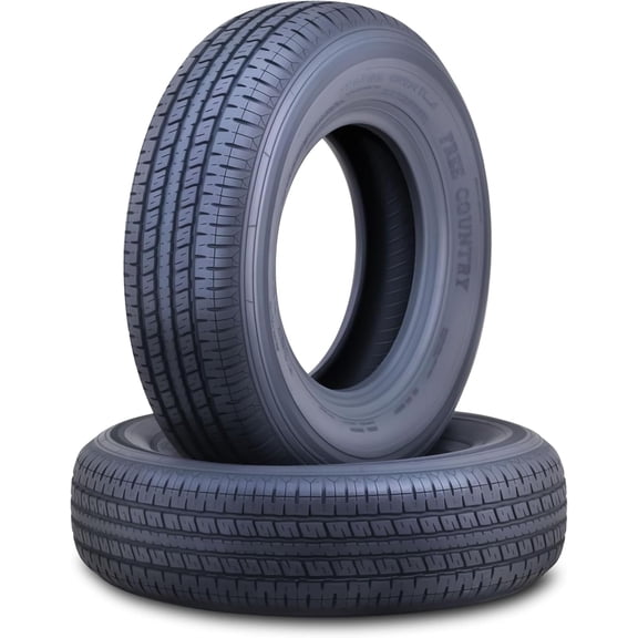 Free Country Trailer Tires ST215/75R14 8PR Load Range D w/Featured Scuff Guard, Set 2