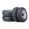 thumbnail image 1 of Free Country UTV Tire & wheel Set 25x8R12 25x10R12 Radial 8-Ply truck style with 4-156 PCD 4+3 Silver Mod Wheels, 1 of 4