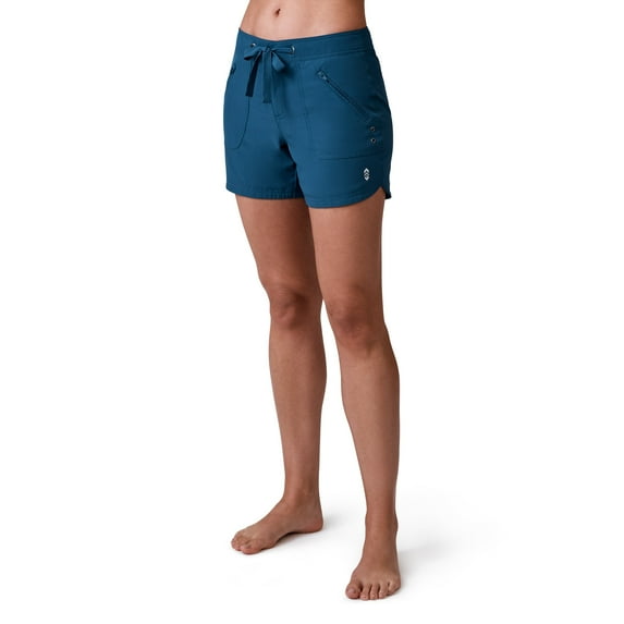 Free Country Women's 5" Bermuda Board Short Slate XS