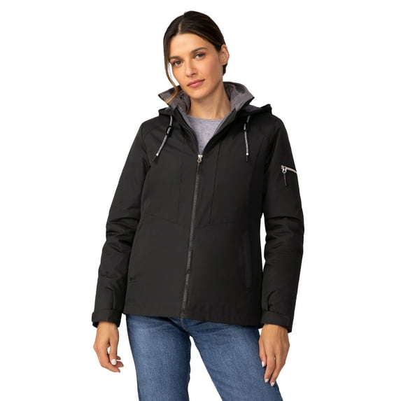 Free Country Women's Back of Bell 3-in-1 Systems Jacket Black XL