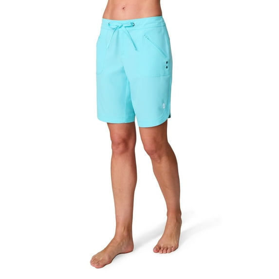 Free Country Women's Bermuda Board Short II Aqua M