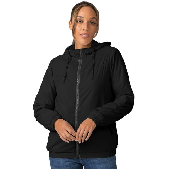 Free Country Women's Breezy Bomber Bomber Windshear Jacket Black S