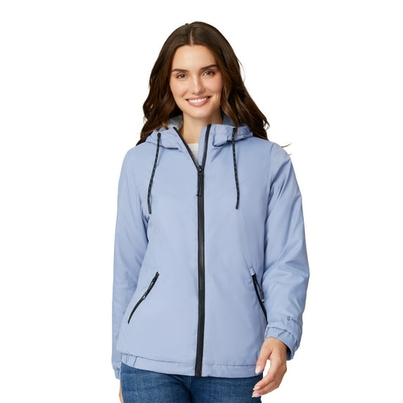 Free Country Women's Breezy Bomber Bomber Windshear Jacket Stonewash S