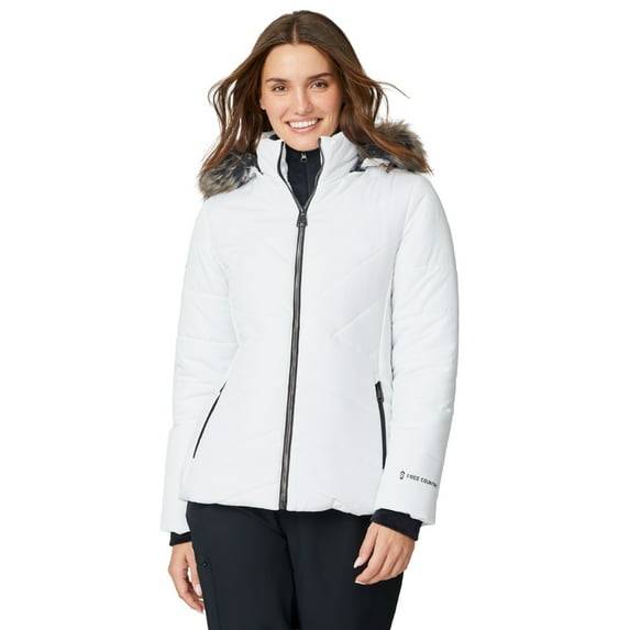 Free Country Women's Brisk II Parka Jacket White L