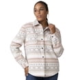 thumbnail image 1 of Free Country Women's Chill Out Fleece Shirt Jacket Blush Aztec S, 1 of 5