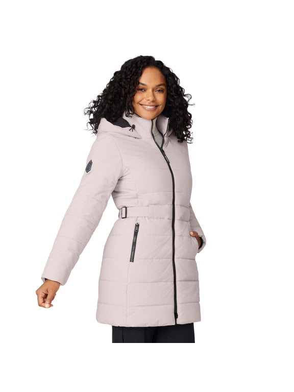 Women's Cirrus Quilted Long Puffer Jacket Birch XL