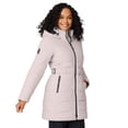 thumbnail image 1 of Free Country Women's Cirrus Quilted Long Puffer Jacket Birch XS, 1 of 5