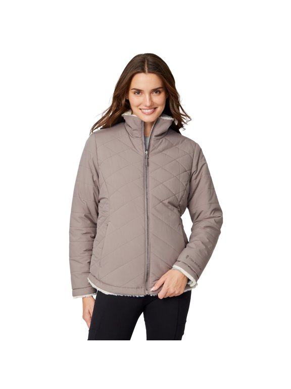 Women's Cirrus Quilted Reversible Jacket Mocha XL