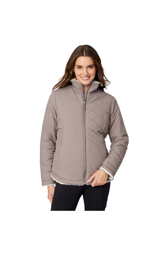 Women's Cirrus Quilted Reversible Jacket Mocha XL