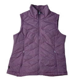 FREE COUNTRY LADIES ULTRAFILL PUFFER VEST JACKET IN GARNET, SIZE