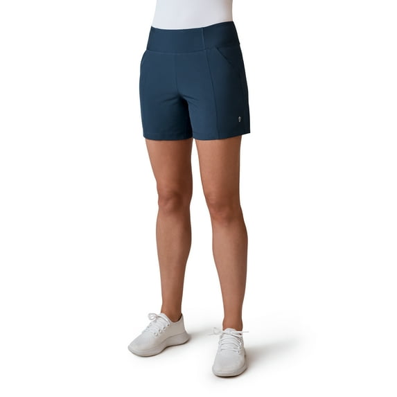 Free Country Women's Free 2 Explore Hybrid Short Charcoal S