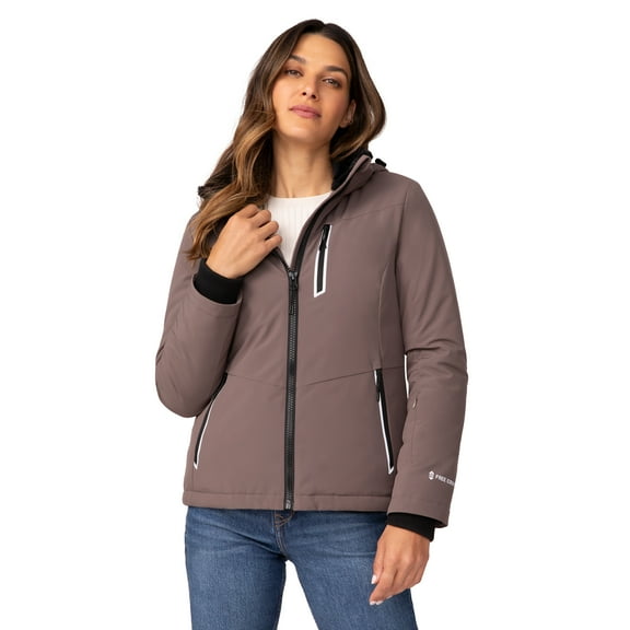 Free Country Women's FreeCycle® Thermo Super Softshell® II Jacket Driftwood L