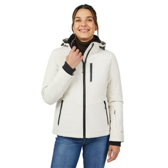 Free Country Women's FreeCycle® Thermo Super Softshell® II Jacket Oyster XL