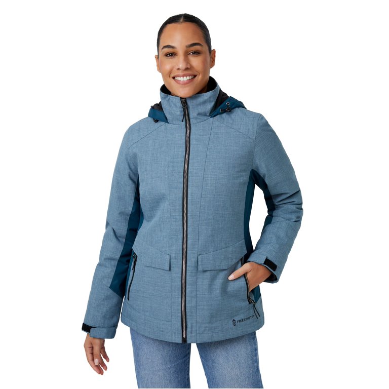 Free Country Women's Glide II 3-in-1 Systems Jacket Sage Steel L