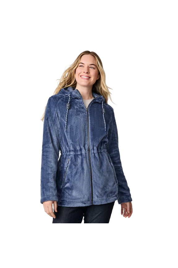 Women's Grid Butter Pile® Anorak Jacket Stormy M