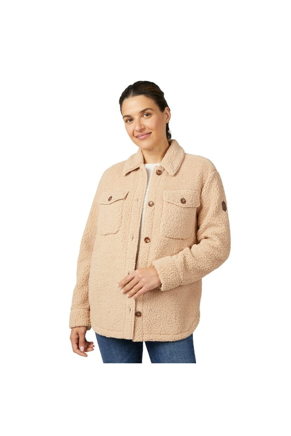Women's High Pile Shacket Sahara XL