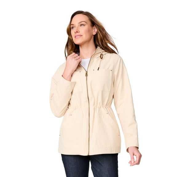 Free Country Women's Lightweight Cascade Canvas Jacket Linen XL
