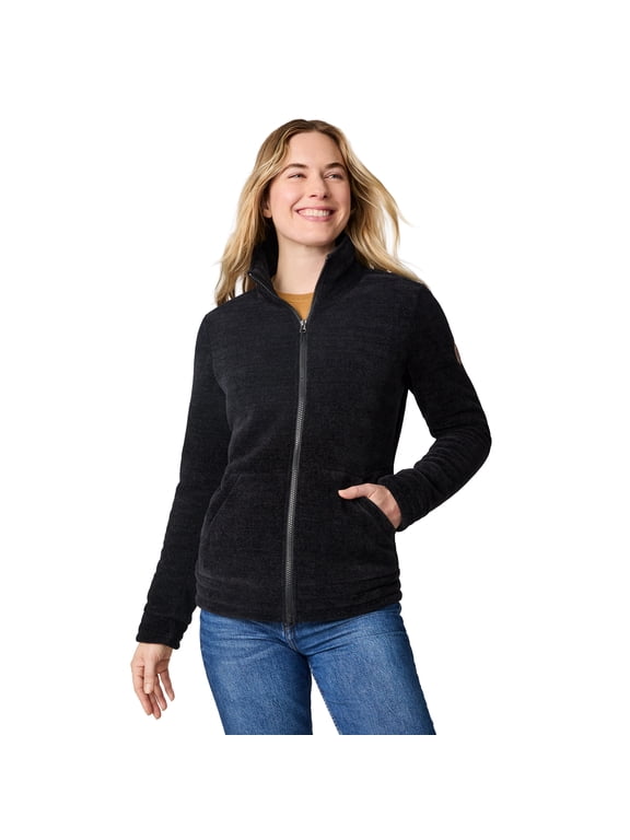 Women's Luxe Pile Jacket Black XS