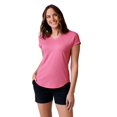 thumbnail image 1 of Free Country Women's Microtech� Chill B Cool Tee Guava L, 1 of 4
