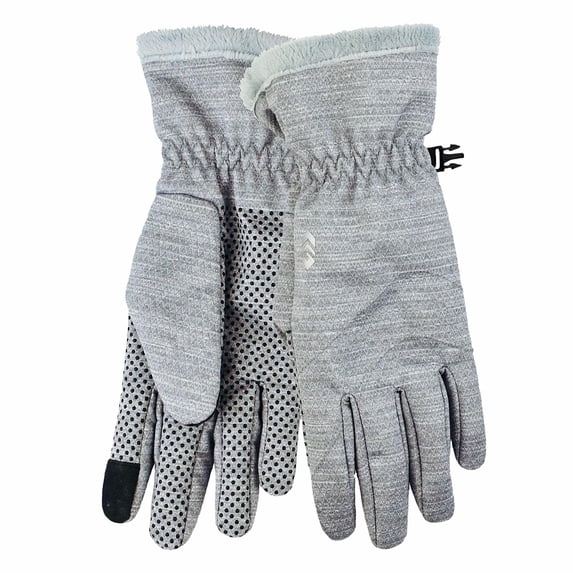 Free Country Women's Outdoor Gloves, 3M Thinsulate Softshell - Silver Color S/M