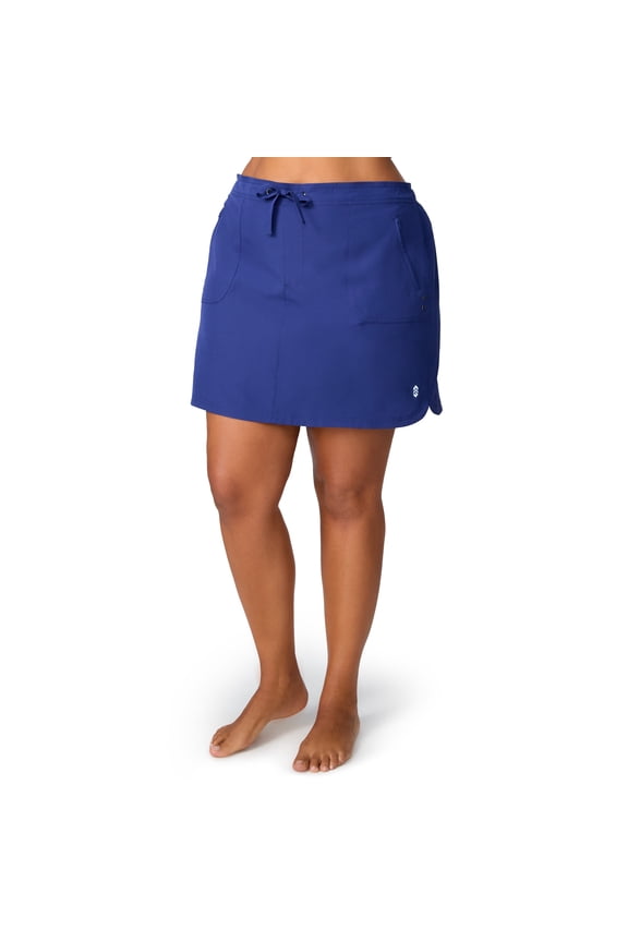 Women's Plus Size Beach and Beyond Skort Marine 2X