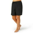 thumbnail image 1 of Free Country Women's Plus Size Bermuda Board Short II Black 1X, 1 of 3