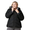 thumbnail image 1 of Free Country Women's Plus Size Brisk II Parka Jacket Black 3X, 1 of 5