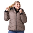 thumbnail image 1 of Free Country Women's Plus Size Brisk II Parka Jacket Driftwood 2X, 1 of 4