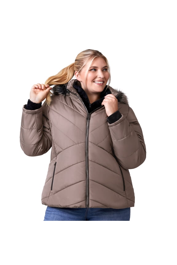 Women's Plus Size Brisk II Parka Jacket Driftwood 2X