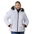 thumbnail image 1 of Free Country Women's Plus Size Brisk II Parka Jacket White 2X, 1 of 4