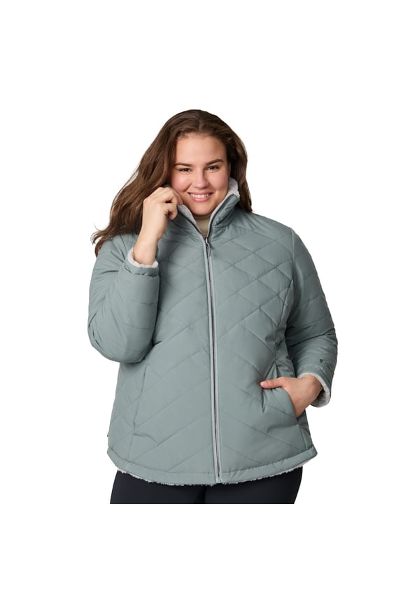 Women's Plus Size Cirrus Quilted Reversible Jacket Cyprus 2X