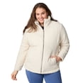 thumbnail image 1 of Free Country Women's Plus Size Cirrus Quilted Reversible Jacket Oat 1X, 1 of 9