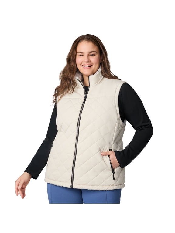 Women's Plus Size Expedition II Stratus Lite Reversible Vest Oat 2X
