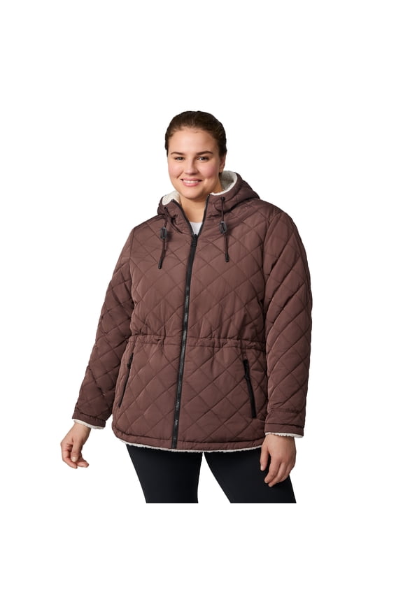 Women's Plus Size Switch It Up Cloud Lite Reversible Jacket Hickory 2X