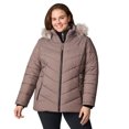 thumbnail image 1 of Free Country Women's Plus Size Unstoppable II Poly Air Touch Jacket Mocha 1X, 1 of 6