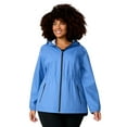 thumbnail image 1 of Free Country Women's Plus Size X2O Anorak Rain Jacket Chambray 1X, 1 of 8